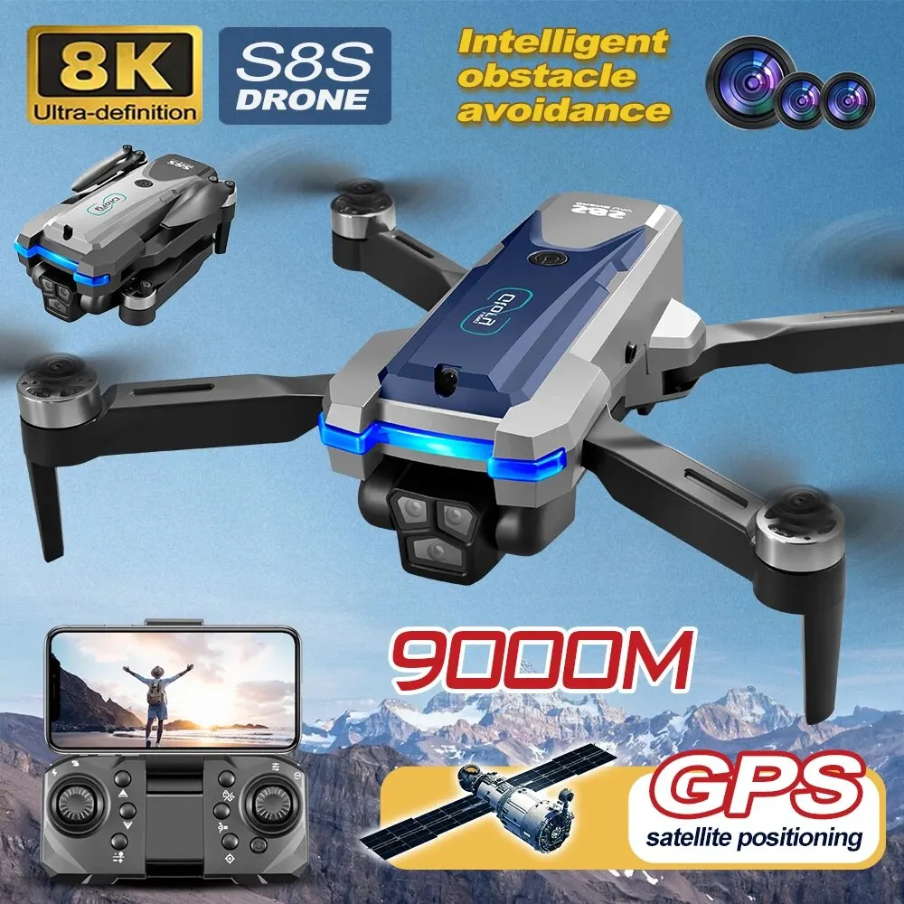 S8S GPS Drone 5G Wifi 8K HD Du - Drone Battery Case recensione e prezzo